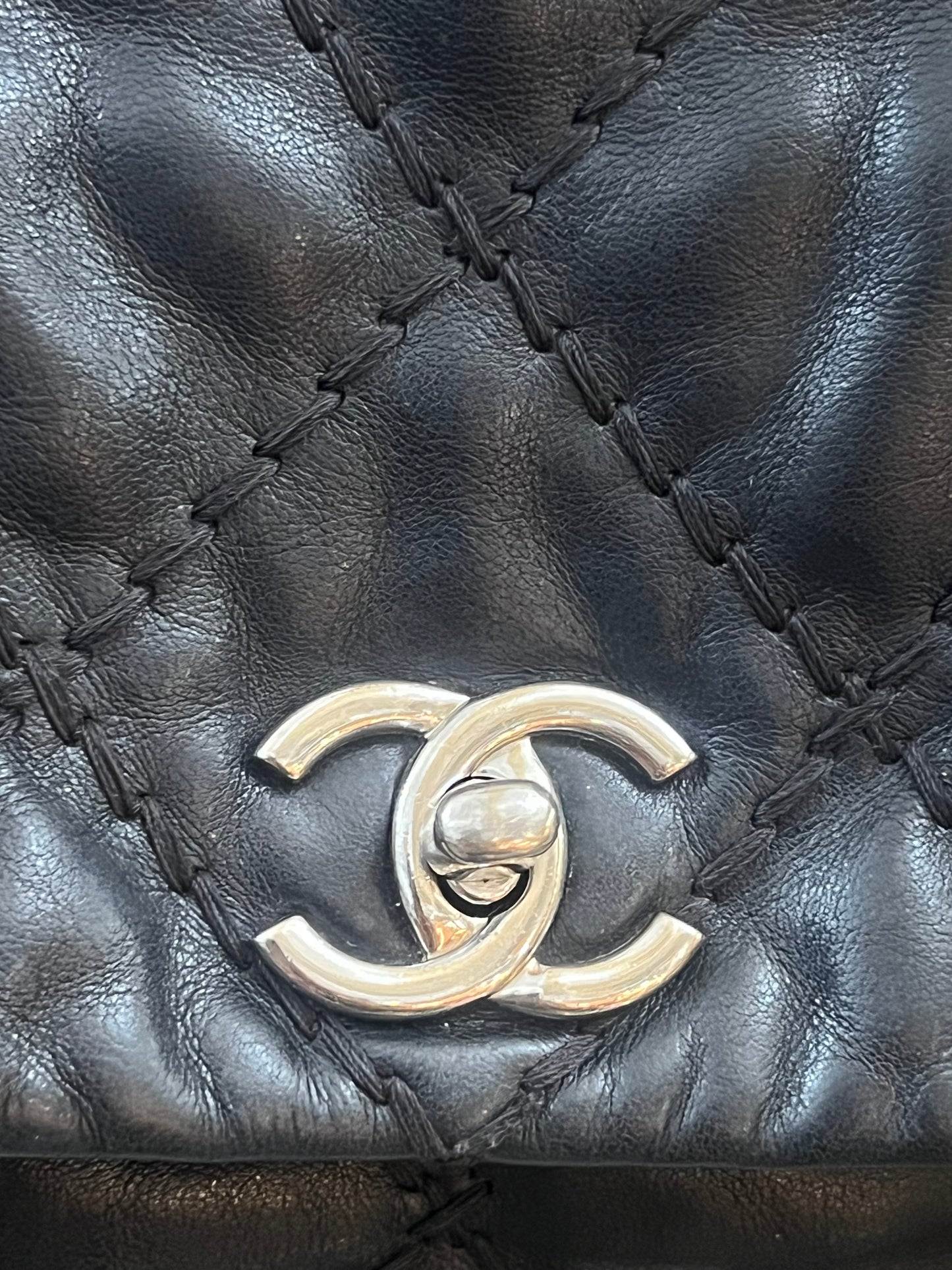 CHANEL WILD STITCH IN LEATHER